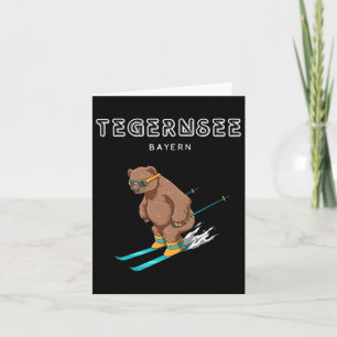 Tegernsee Bayern Deutschland Ski Snowboard Winters Karte