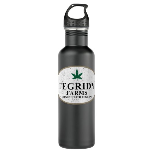 Tegridy Farms - Farming With Tegridy Edelstahlflasche (Vorderseite)