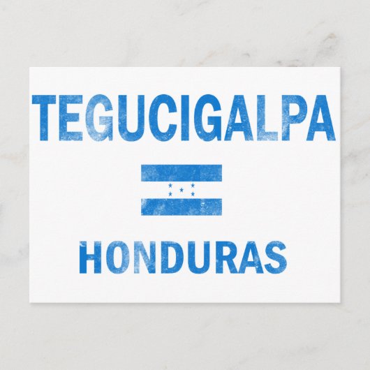 Tegucigalpa Honduras Designs Postkarte (Vorderseite)