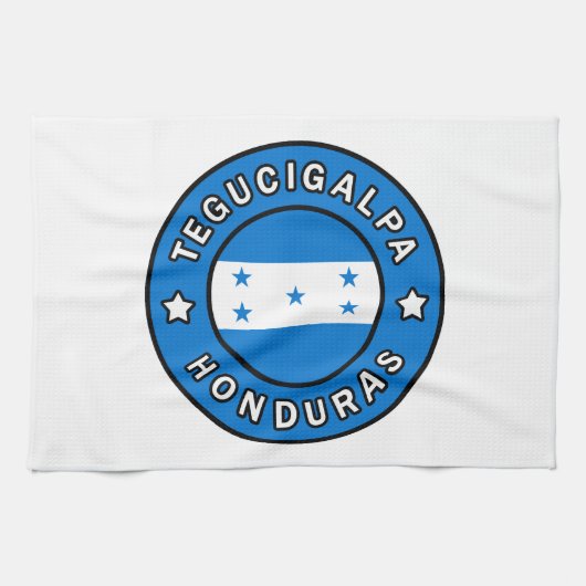 Tegucigalpa Honduras Geschirrtuch (Horizontal)