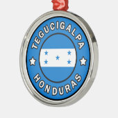Tegucigalpa Honduras Ornament Aus Metall (Links)