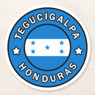 Tegucigalpa Honduras Runder Pappuntersetzer