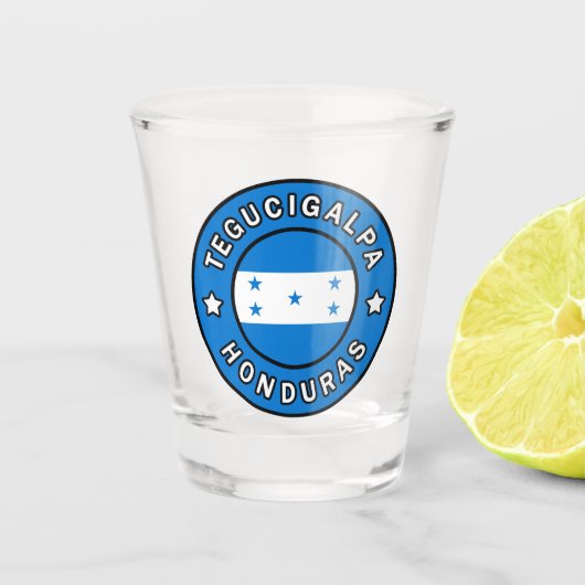 Tegucigalpa Honduras Schnapsglas (Vorderseite)