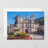 Tegucigalpa, Iglesia Santa María de los Dolores Postkarte (Vorne/Hinten)