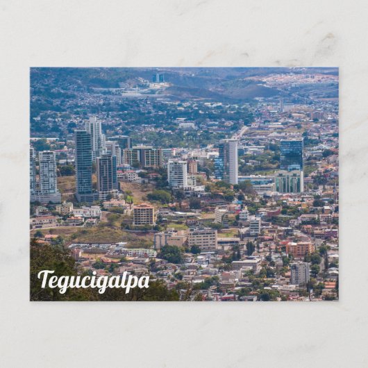 Tegucigalpa, Stadt Honduras Postkarte (Vorderseite)