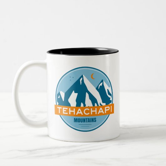 Tehachapi Berg California Zweifarbige Tasse (Links)