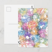 Teheran Iran City Map Postkarte (Vorne/Hinten)