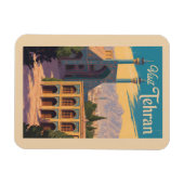 Teheran Iran Golestan Palace Illustration Travel Magnet (Horizontal)