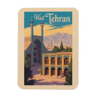 Teheran Iran Golestan Palace Illustration Travel