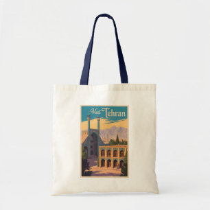 Teheran Iran Golestan Palace Illustration Travel Tragetasche