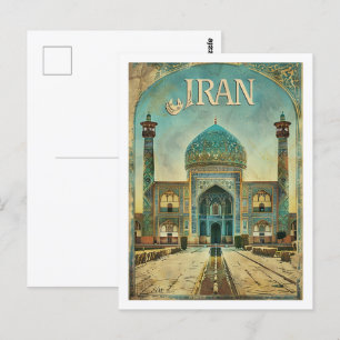Teheran Iran Persien Vintage Berühmter Reiseort Postkarte