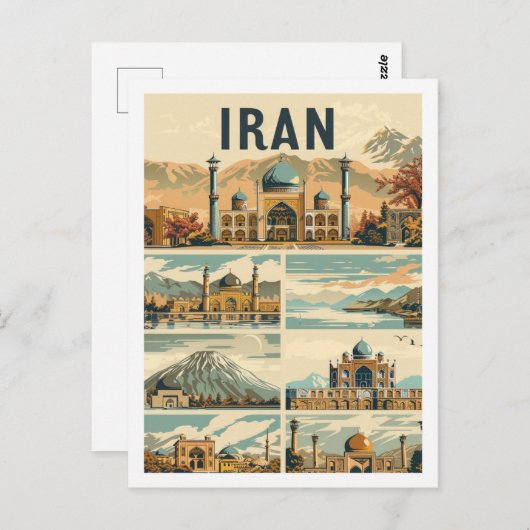 Teheran Iran Vintag Berühmter Reiseort Postkarte (Vorne/Hinten)