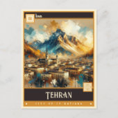 Teheran, Iran | Vintage Malerei Postkarte (Vorderseite)