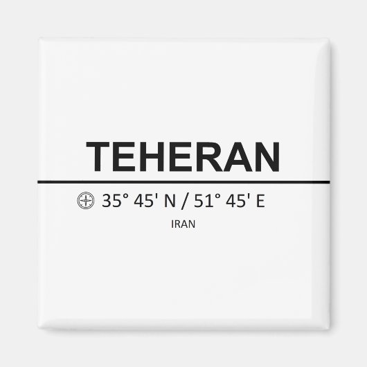 Teheran Magnet (Vorne)