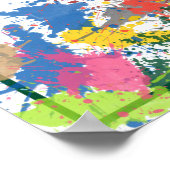 Tehillah: Hebräisches Wort für Lob für Poster (Ecke)