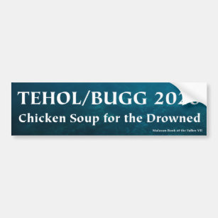 Tehol/Bugg 2020 - Hühnersuppe für ertrunken Autoaufkleber