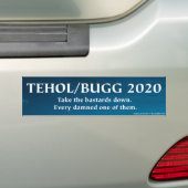 Tehol/Bugg 2020 - Nehmen Sie die bastard herunter Autoaufkleber (Auf Auto)