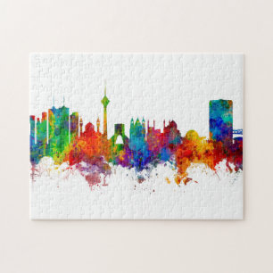 Tehran Iran Skyline Puzzle