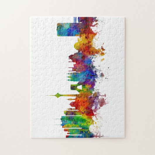 Tehran Iran Skyline Puzzle (Vertikal)