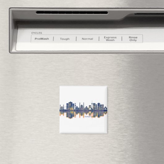 Tehran Skyline Magnet (In Situ (Geschirrspüler))