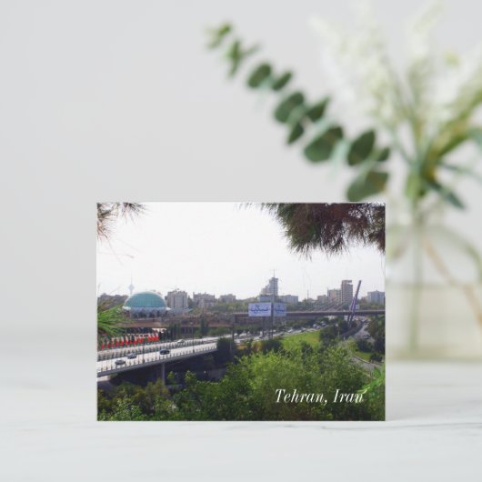 Tehran View Postkarte (Stehend Vorderseite)