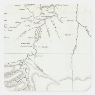 Tehuantepec, Mexiko Quadratischer Aufkleber