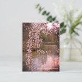 Teich bei RHS Wisley, England Postkarte (Stehend Vorderseite)