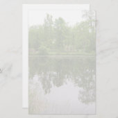 Teich-Briefpapier Briefpapier (Vorne/Hinten)