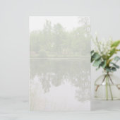 Teich-Briefpapier Briefpapier (Stehend Vorderseite)