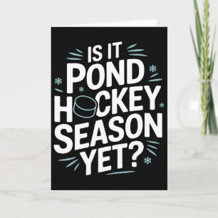Teich Hockey Saison Shinny  Karte