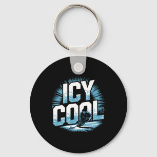 Teich Hockey Spieler Eiskalt Shinny Schlüsselanhänger