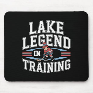 Teich Hockey Spieler See Legende Shinny Mousepad
