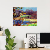 Teich in Old Lyme, Connecticut Poster (Heimbüro)