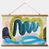 Teich in Sonnenlicht (1935) von Arthur Dove Wandteppich Mit Holzrahmen (Vorne)