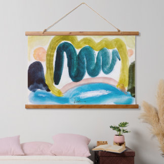 Teich in Sonnenlicht (1935) von Arthur Dove Wandteppich Mit Holzrahmen