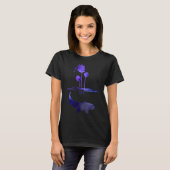 Teich / Koi-Silhouette T-Shirt (Vorne ganz)