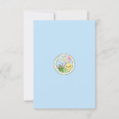 Teich-Kumpel-Ente danken Ihnen, 3,5" zu merken x5" Dankeskarte (Rückseite)