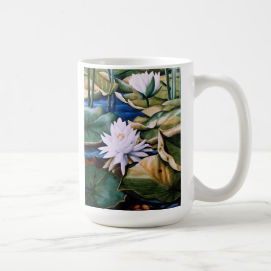 Teich-Lilien-Tasse Kaffeetasse (Rechts)
