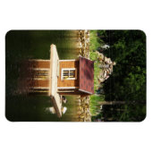 Teich mit Vogelhaus Magnet (Horizontal)