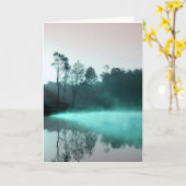 Teich-Nebel-Karte Karte (Gelbe Blume)