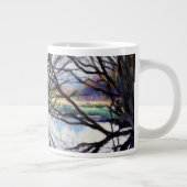 Teich-Reflexionen 2009 Jumbo-Tasse (Rechts)