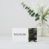 Teich und Bamboo Visitenkarte (Stehend Vorderseite)