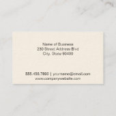 Teich und Bamboo Visitenkarte (Rückseite)