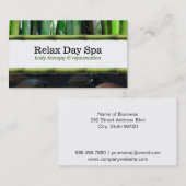 Teich und Bambus II Visitenkarte (Vorne/Hinten)