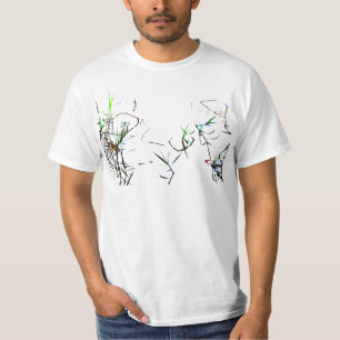 Teich-Unkraut-Natur abstrakt T-Shirt