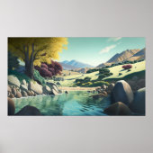 Teich unten im Tal Poster (Vorne)