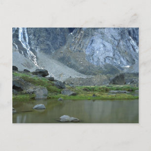 Teich unter dem Berg Thon auf Baffin Island, NWT, Postkarte