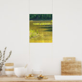 Teich-Wasserlandschaft-Foto-Poster Poster (Küche)