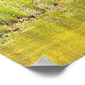 Teich-Wasserlandschaft-Foto-Poster Poster (Ecke)