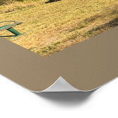 Teich-Wasserlandschaftsfoto-Poster Poster (Ecke)